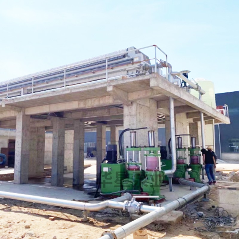 壓濾機節(jié)能進料泵，液壓陶瓷柱塞泥漿泵