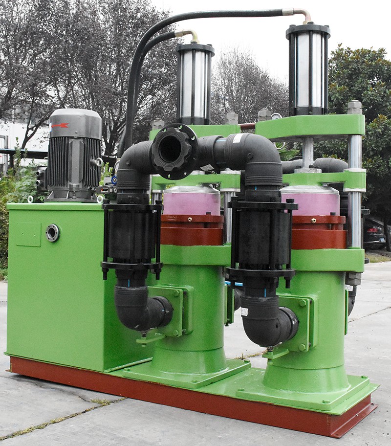 壓濾機節(jié)能進料泵，液壓陶瓷柱塞泥漿泵